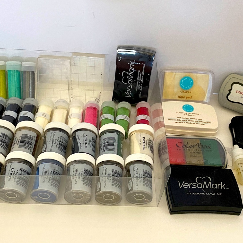 Embossing Powders & Stamp Pad Bundle
